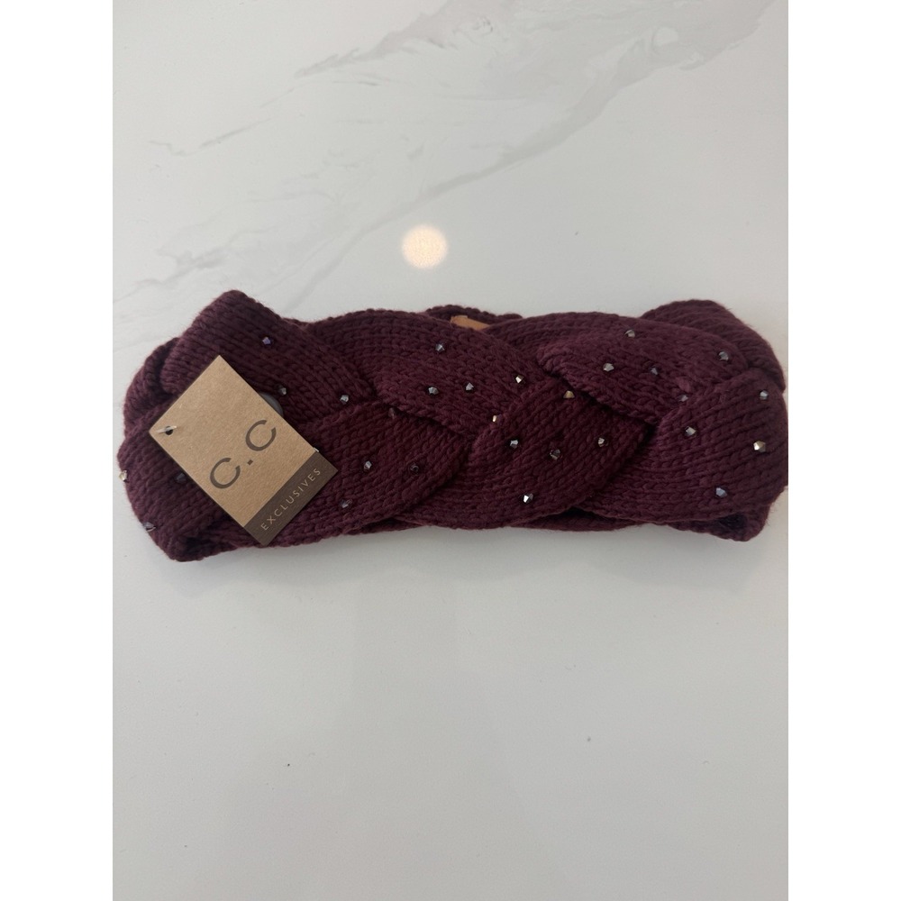 C.C Headband Winter Fall Ear Band nwT Burgundy
